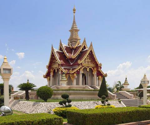 City pillar shrine Hotel Riva Arun Bangkok