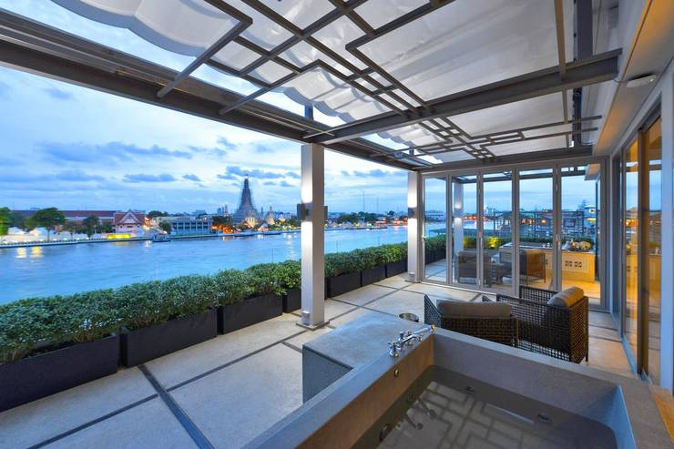Grand deluxe jacuzzi Hotel Riva Arun Bangkok Grand deluxe jacuzzi Hotel Riva Arun Bangkok